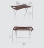 Kids Metal Activity Table in Brown Colour With Chair