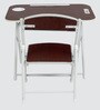 Kids Metal Activity Table in Brown Colour With Chair