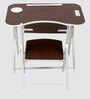Kids Metal Activity Table in Dark Coffee Colour With Chair