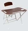Kids Metal Activity Table in Dark Coffee Colour With Chair