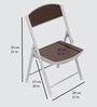 Kids Metal Activity Table in Dark Coffee Colour With Chair