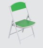 Kids Metal Activity Table in Green Colour With Chair
