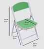 Kids Metal Activity Table in Green Colour With Chair