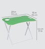 Kids Metal Activity Table in Green Colour With Chair