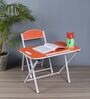 Kids Metal Activity Table in Orange Colour