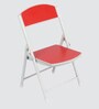 Kids Metal Activity Table in Red Colour With Chair