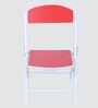 Kids Metal Activity Table in Red Colour With Chair