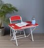 Kids Metal Activity Table in Red Colour With Chair