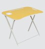 Kids Metal Activity Table in Yellow Colour With Chair