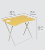 Kids Metal Activity Table in Yellow Colour With Chair