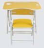 Kids Metal Activity Table in Yellow Colour With Chair