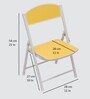Kids Metal Activity Table in Yellow Colour With Chair