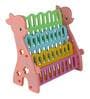 Plastic Kids Bookshelf in Pink & Multi Colour