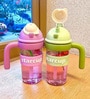 Kids Sipper Bottle with Handle & Straw (Assorted Colors)
