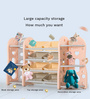 Kids Storage Shelves In Pink Colour