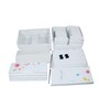 Bologna Flower Plastic Kids 2 Door Wardrobe in White Colour