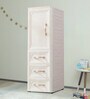 Bologna Plastic Kids 1 Door Wardrobe in Beige Colour