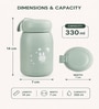 Grey Kids Water Bottle 330 ML