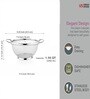 Kiev Stainless Steel Silver 1 Piece Strainers