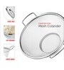 Kiev Stainless Steel Silver 1 Piece Strainers