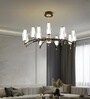 Kieve| 90 Cm | Google & Alexa | Height Adjustable | 3 Light Mode | Modern LED Ceiling Chandelier for Living Room, Dining, Bedroom, Hall, Kitchen, Office,Luxury Decorative Lighting