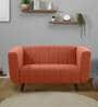 By Sleepyhead Kiki Fabric 2 Seater Sofa in Lava Orange Colour