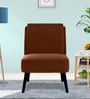 Kiki Slipper Chair In Coffee Brown Colour