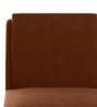 Kiki Slipper Chair In Coffee Brown Colour