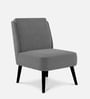 Kiki Slipper Chair In Charcoal Grey Colour