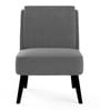 Kiki Slipper Chair In Charcoal Grey Colour
