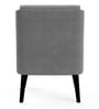 Kiki Slipper Chair In Charcoal Grey Colour