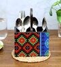 Kilim Multicolour MDF Cutlery Holder