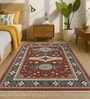 Killim Multicolor Printed Polyester 3 X 5 Feet Machine Made Carpet
