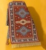 Killim Multicolor Printed Polyester 3 X 5 Feet Machine Made Carpet