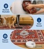 Killim Multicolor Printed Polyester 3 X 5 Feet Machine Made Carpet