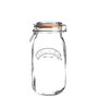 Clip Top Clear Glass Round Jar 3000 ml