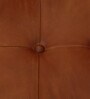 Kim Leather Seating Stool In Gold Colour