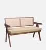 Kimber 2 Seater Rattan Bench in Beige Colour