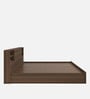 Kimi King Size Bed in Brown Finish with Headboard & Box Storage
