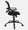 Kimura Mid Back Ergonomic Chair with Tilt Lock Mechanism in Black Colour
