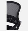 Kimura Mid Back Ergonomic Chair with Tilt Lock Mechanism in Black Colour