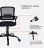 Kimura Mid Back Ergonomic Chair with Tilt Lock Mechanism in Black Colour