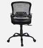 Kimura Mid Back Ergonomic Chair with Tilt Lock Mechanism in Black Colour