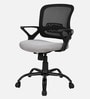 Kimura Mid Back Ergonomic Chair with Tilt Lock Mechanism in Grey Colour