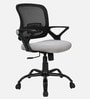 Kimura Mid Back Ergonomic Chair with Tilt Lock Mechanism in Grey Colour