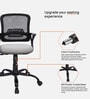 Kimura Mid Back Ergonomic Chair with Tilt Lock Mechanism in Grey Colour