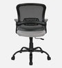 Kimura Mid Back Ergonomic Chair with Tilt Lock Mechanism in Grey Colour