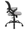 Kimura Mid Back Ergonomic Chair with Tilt Lock Mechanism in Grey Colour