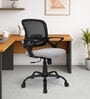 Kimura Mid Back Ergonomic Chair with Tilt Lock Mechanism in Grey Colour