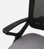Kimura Mid Back Ergonomic Chair with Tilt Lock Mechanism in Grey Colour